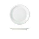 Genware Porcelain Narrow Rim Plate 22cm/ 8.5" pack of 6