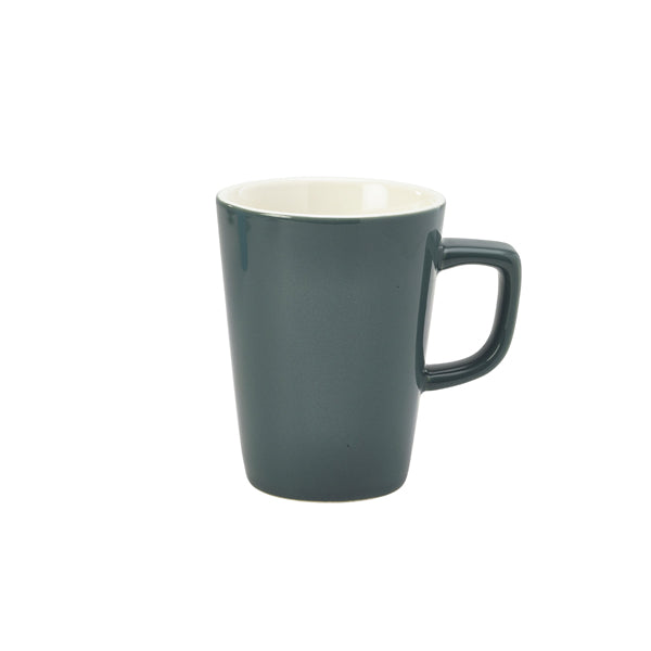 Genware Porcelain Grey Latte Mug 34cl/ 12oz pack of 6