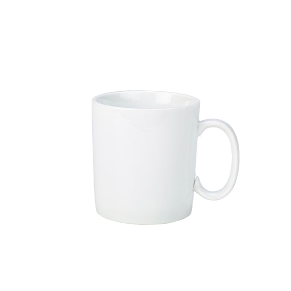 Genware Porcelain Straight Sided Mug 34cl/ 12oz pack of 6