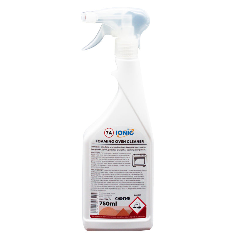 Oven Cleaner Per 6x750ml - Highly Caustic Viscous Oven Cleaner 7A