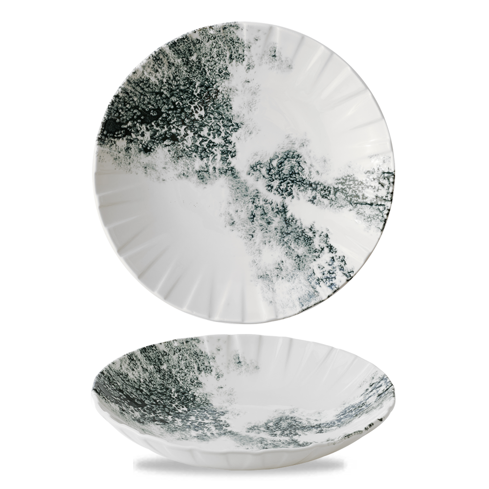 Smoke Black Coupe Bowl 8 1/4" Box 6