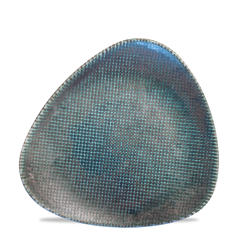 Astro Metallic Blue Lotus Plate 9" Box 12