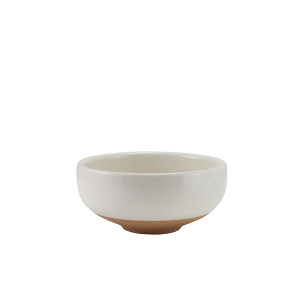 GenWare Kava White Stoneware Belly Bowl 11.5cm Per Case of 6