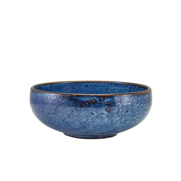 Terra Porcelain Aqua Blue Belly Bowl 17cm Per Case of 6