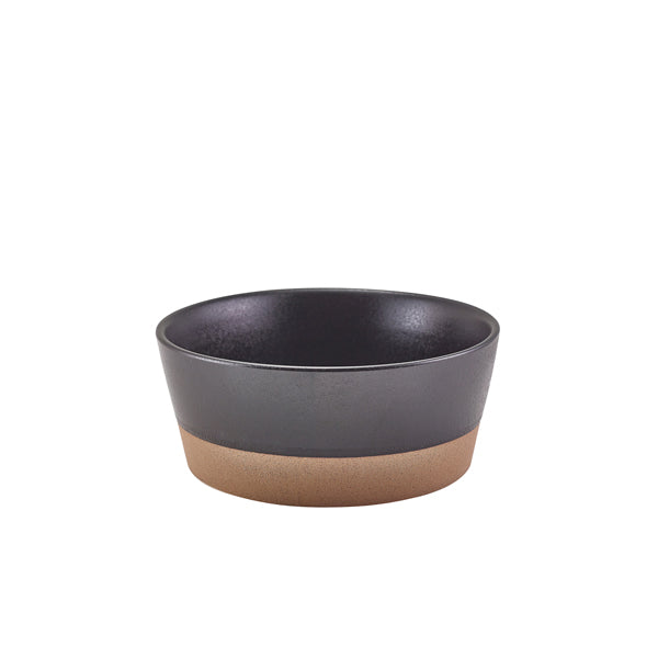 GenWare Kava Black Stoneware Bowl 15.5cm Per Case of 6