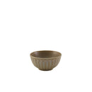 Terra Porcelain Matt Grey Scalloped Round Bowl 13.8cm pack of 6