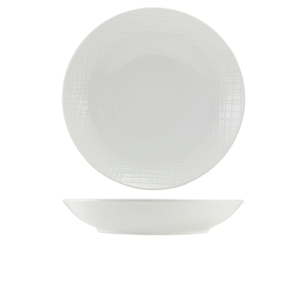 Incise Porcelain Lavara Coupe Bowl 25.5cm Per Case of 6