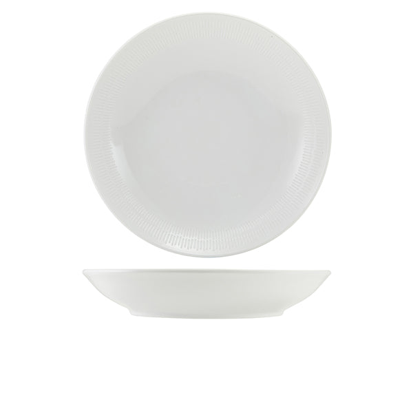 Incise Porcelain Solara Coupe Bowl 25.5cm Per Case of 4