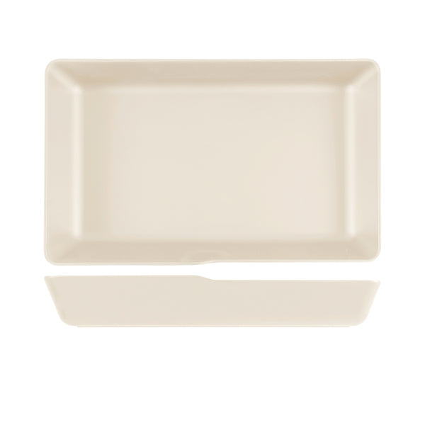 White Copenhagen Melamine GN 1/1 Deep Dish 53 x 32.5 x 8cm Per Case of 1