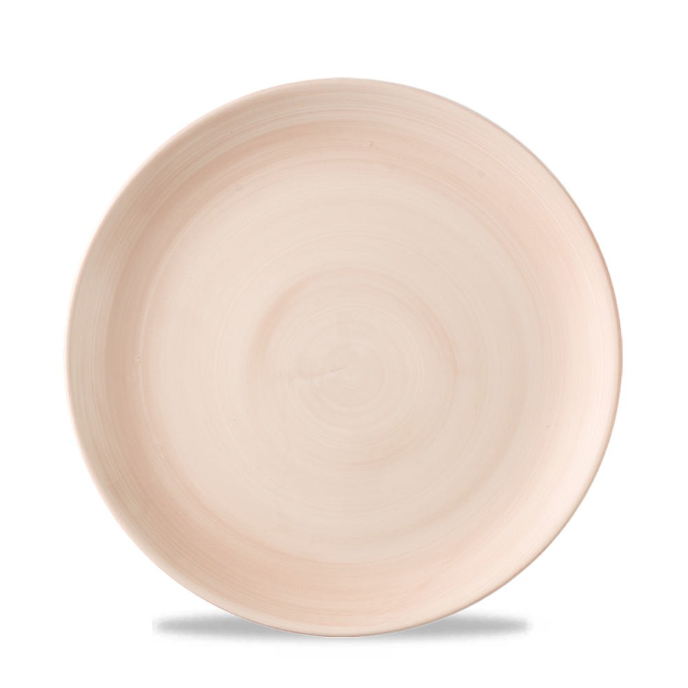 Stonecast Canvas Coral Evolve Coupe Plate 8.67" Box 12