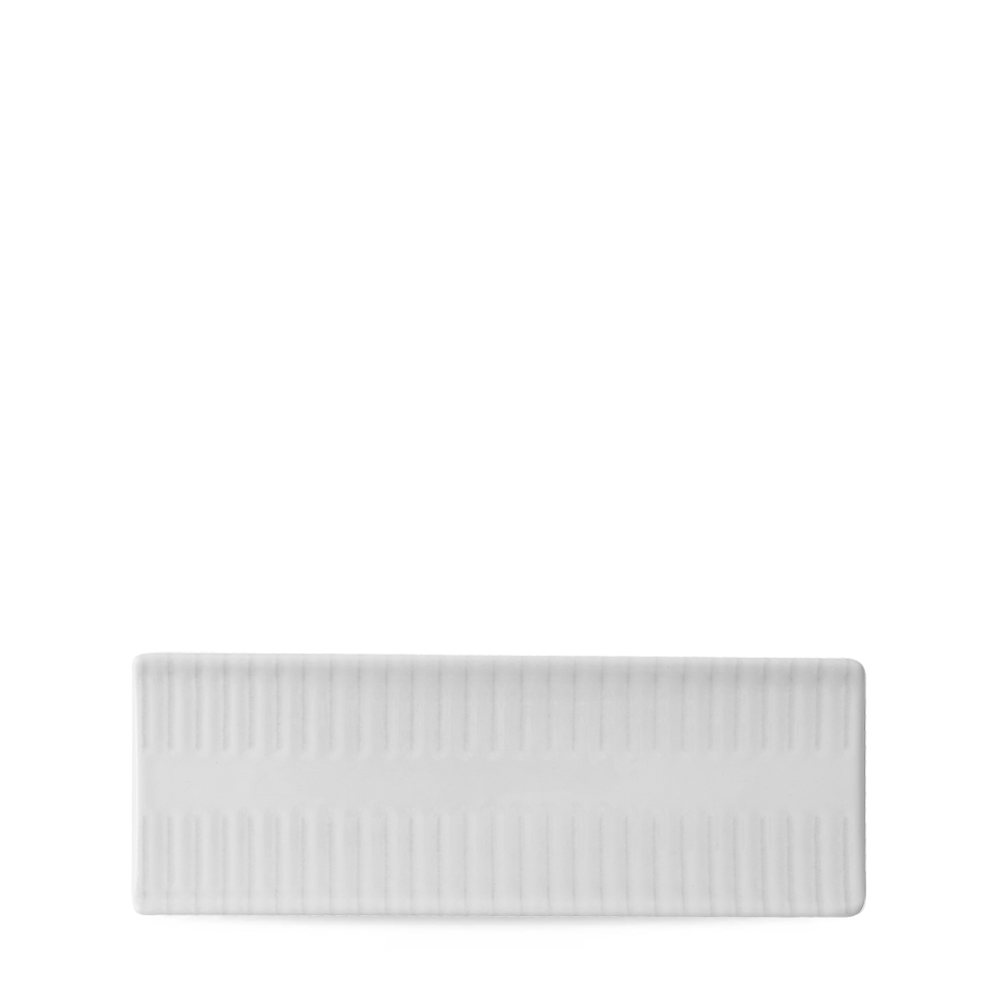 Era Grey Oblong Plate 25X9Cm Box 6