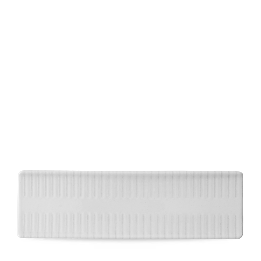 Era Grey Oblong Plate 30X9Cm Box 6