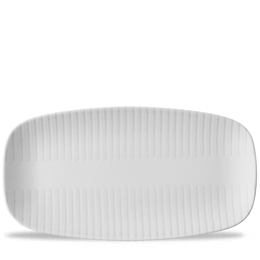 Era Grey Chefs Oblong Plate 13 7/8X7 3/8" Box 6