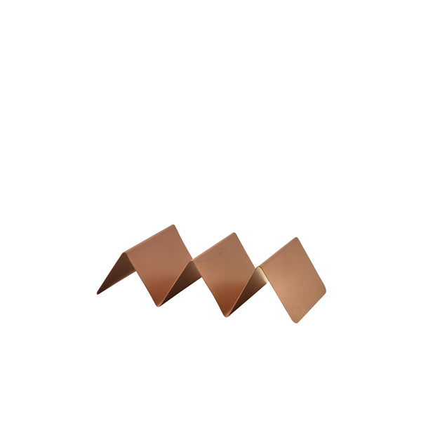 GenWare Copper Vintage Steel Fast Food Stand 2 Slot Per Case of 12