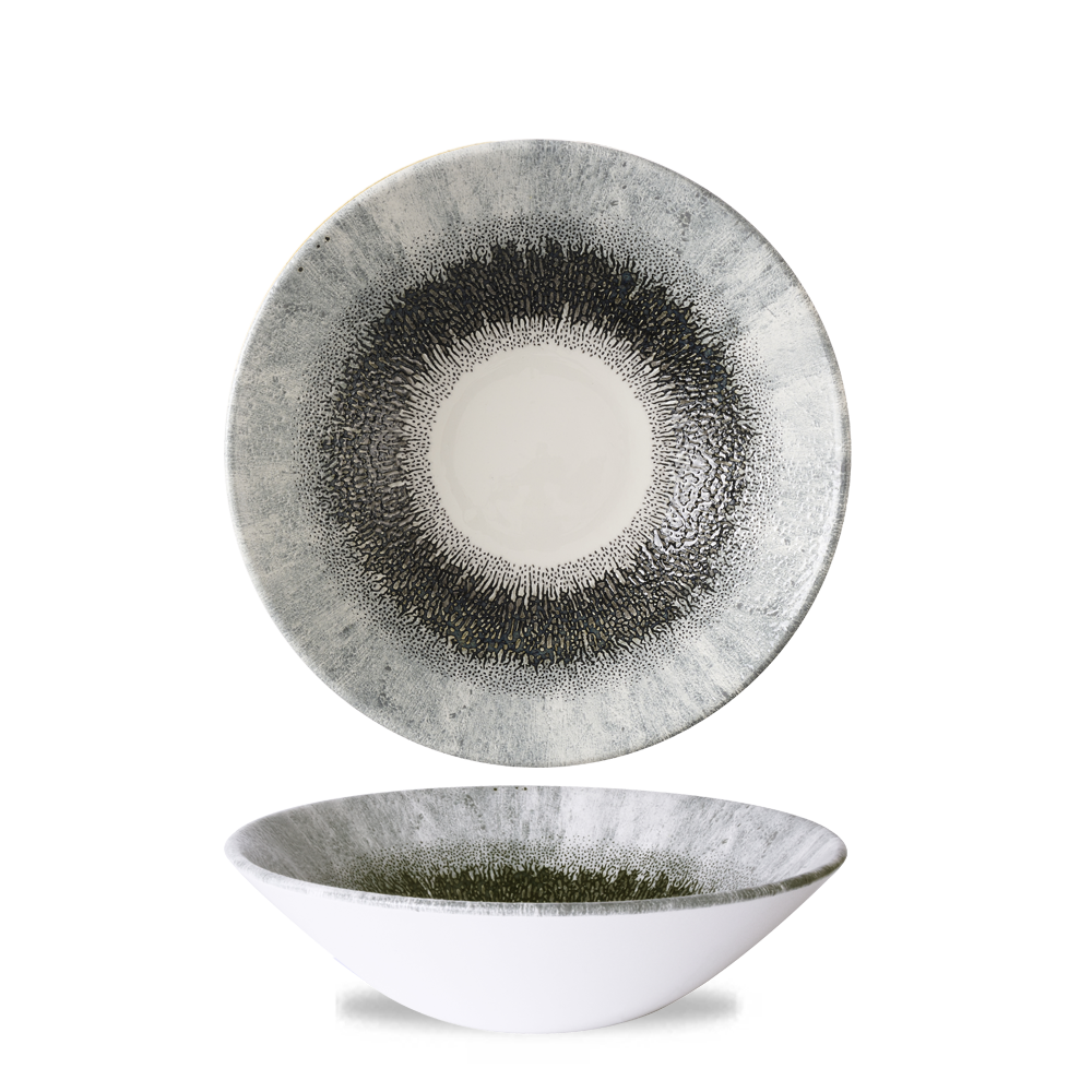 Studio Prints Fusion Black Evolve Deep Coupe Bowl 8 2/3" Box 6