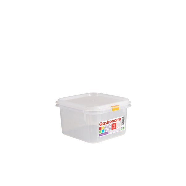 GenWare Clear Polypropylene Container GN1/6 100mm Per Case of 12