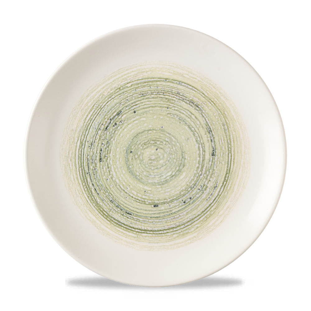 Elements Fern Evolve Coupe Plate 11.25" Box 12