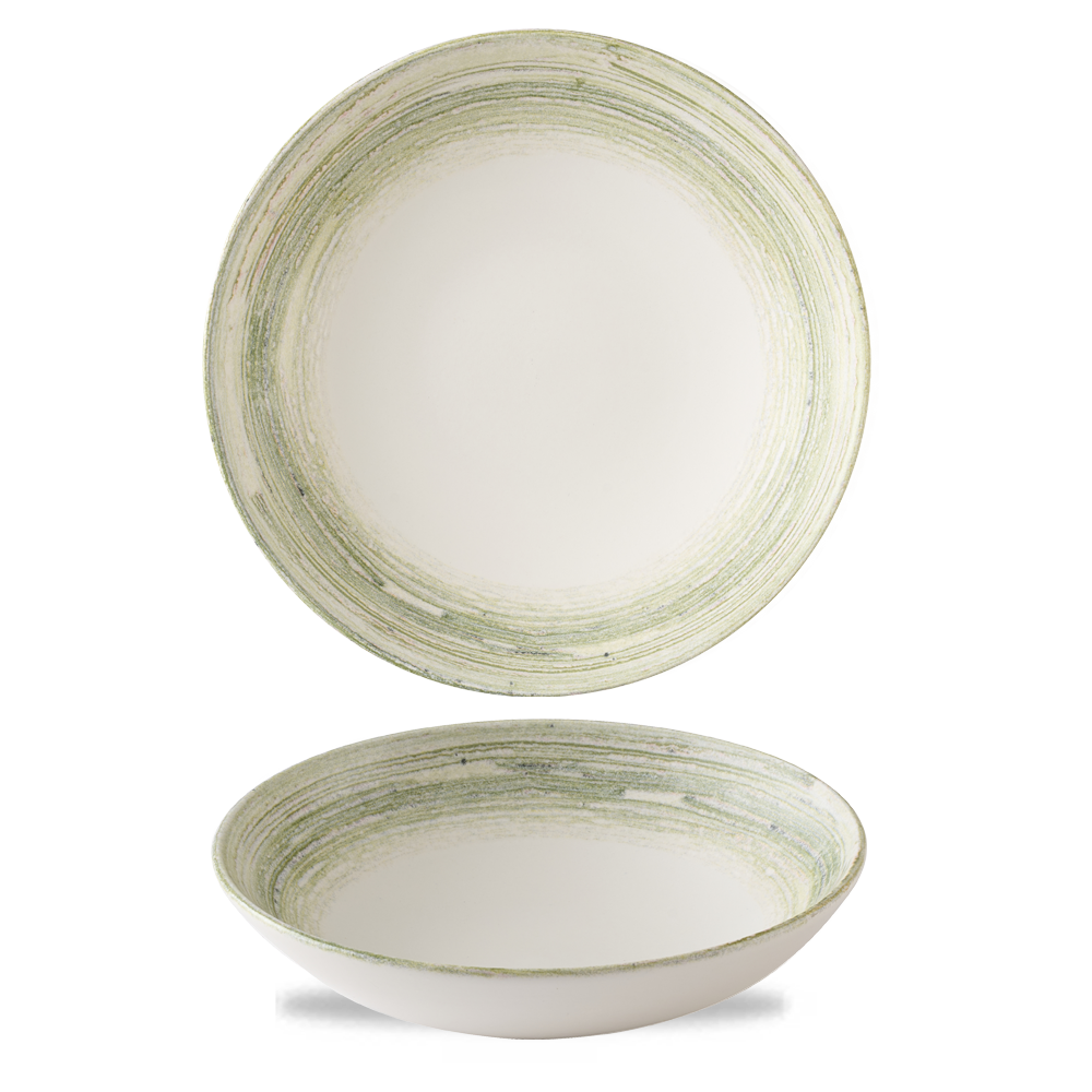 Elements Fern Evolve Coupe Bowl 9.75" Box 12