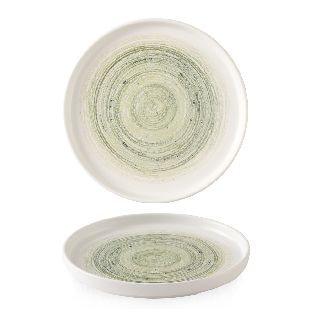 Elements Fern Walled Plate 10 2/8" Box 6