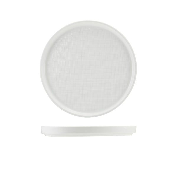 Incise Porcelain Lavara Presentation Plate 20cm Per Case of 6
