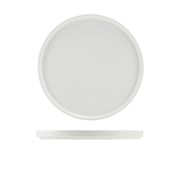 Incise Porcelain Solara Presentation Plate 25cm Per Case of 6
