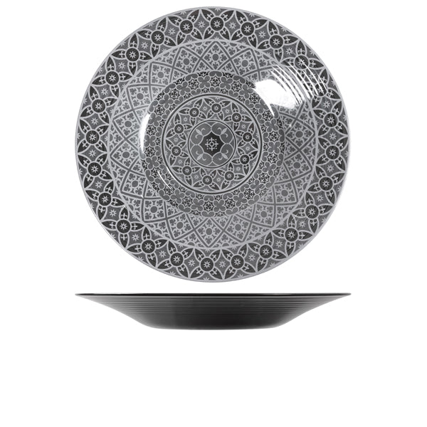 Black Marrakesh Melamine Bowl 48 x 6cm Per Case of 1