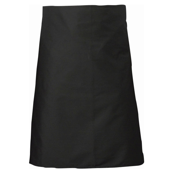 Black Waist Apron 90cm X 70cm pack of 1