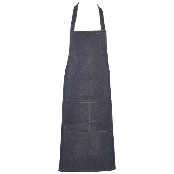 Unwashed Denim Bib Apron 70 x 90cm pack of 1