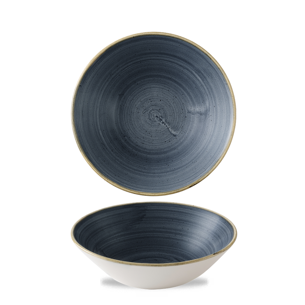 Stonecast Blueberry Evolve Deep Coupe Bowl 7 1/2" Box 6