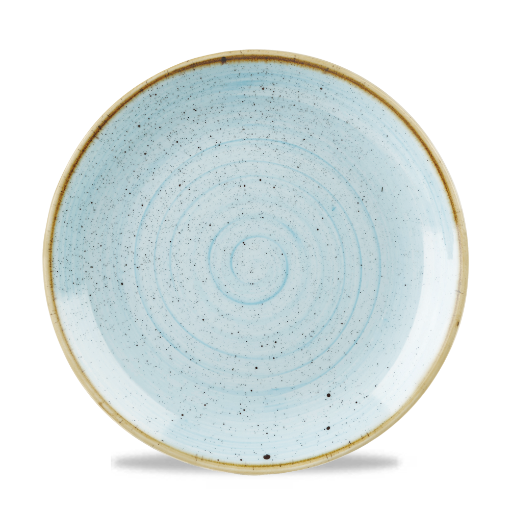 Stonecast Duck Egg Evolve Coupe Plate 9" Box 12