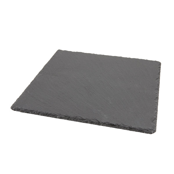 Genware Natural Edge Slate Platter 28 X 28cm pack of 6