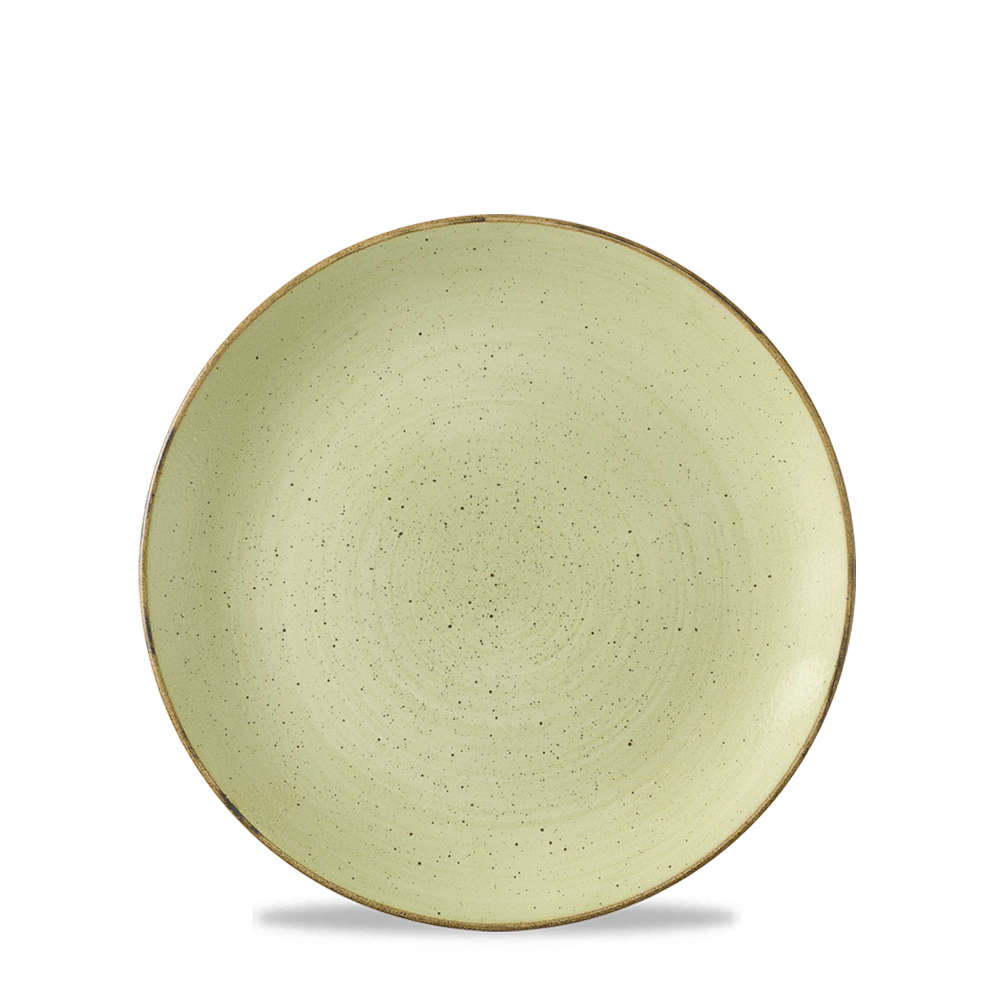 Stonecast Raw Green Evolve Coupe Plate 6.5" Box 12