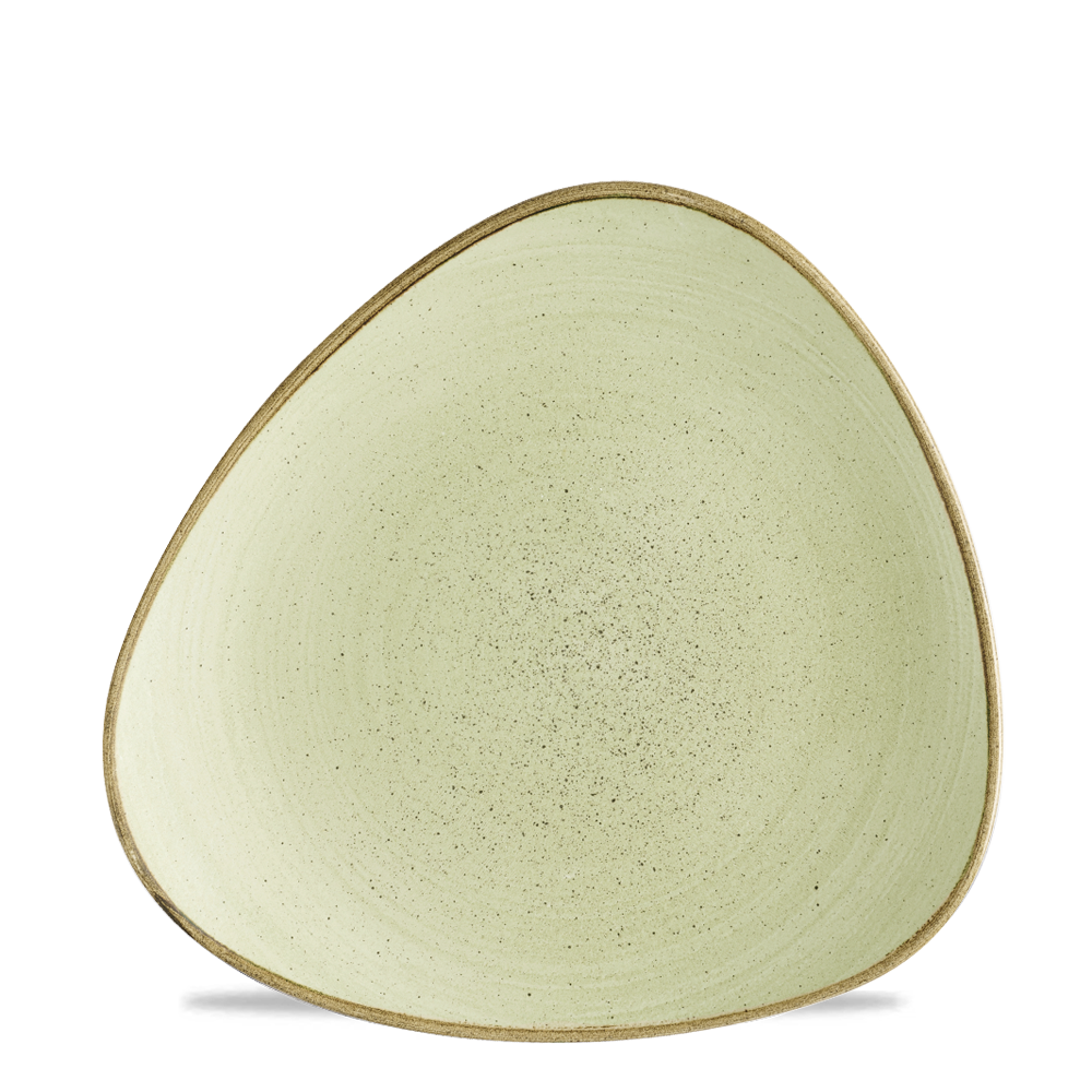 Stonecast Raw Green Lotus Plate 9" Box 12