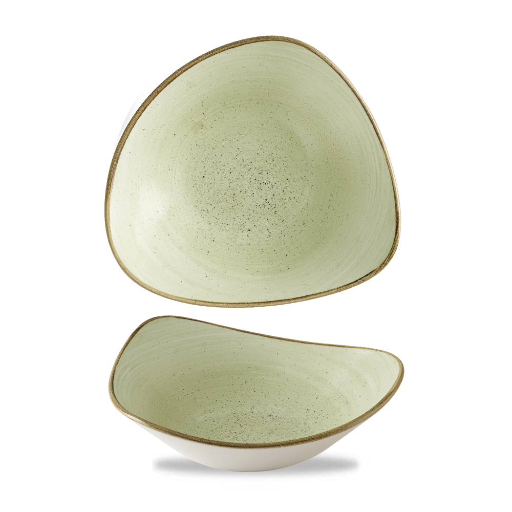 Stonecast Raw Green Lotus Bowl 9" Box 12