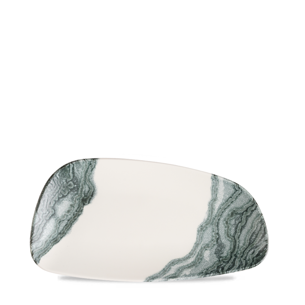 Tide Black Chefs Geo Plate 11 3/4X6 1/8" Box 12