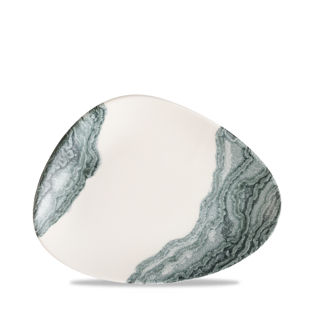 Tide Black Triangle Chefs Plate 10 3/8"X8" Box 12