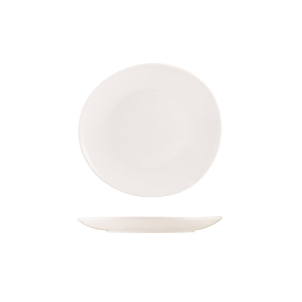 Incise Porcelain Soma Coupe Plate 19.5cm/ 7.5"
