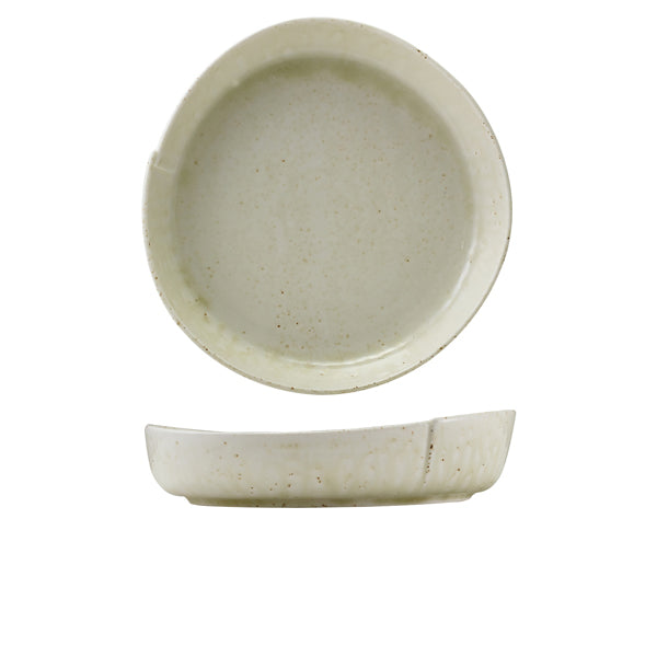 Kozo Porcelain Shiro Deep Plate 23cm per case of 6