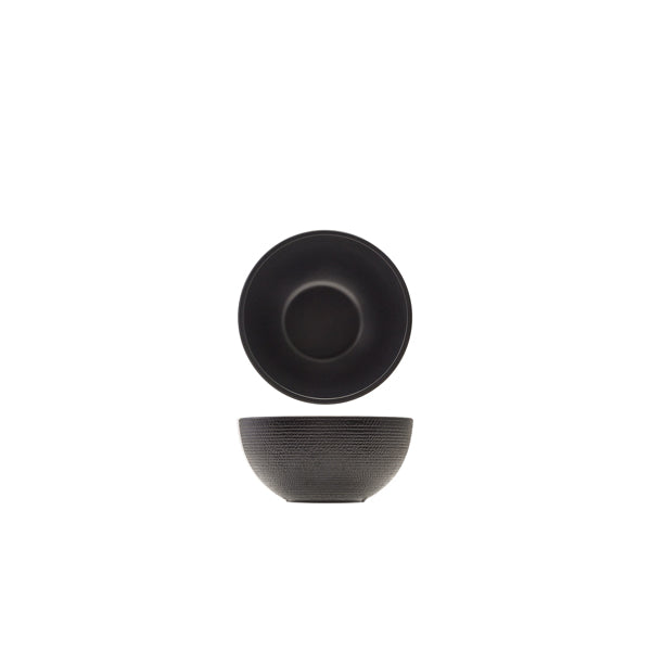 GenWare Melamine Black Jute Buffet Bowl 15.5 x 7.5cm
