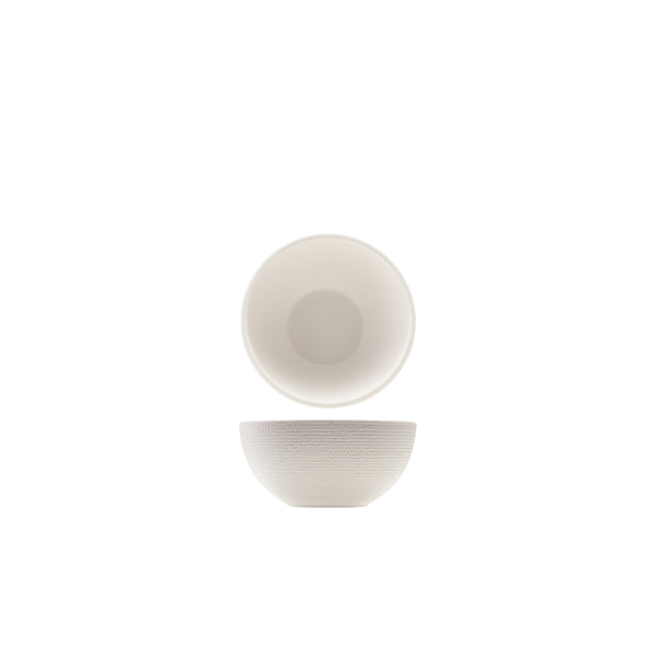 GenWare Melamine White Jute Buffet Bowl 15.5 x 7.5cm