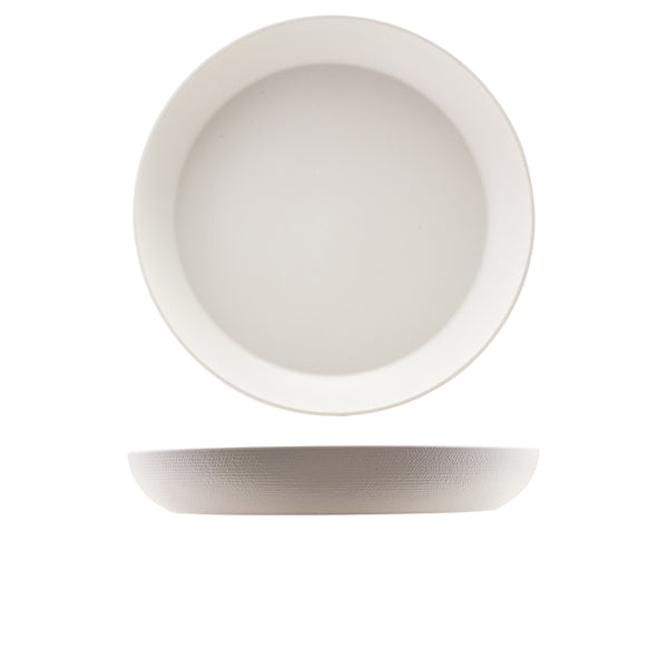 GenWare Melamine White Jute Buffet Bowl 42 x 6cm