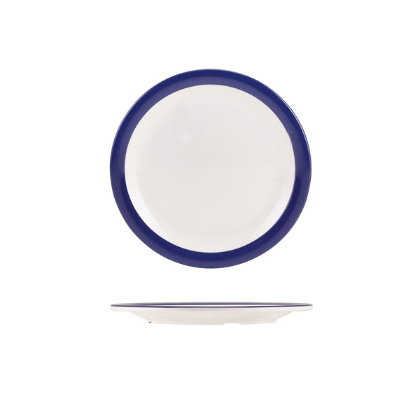 GenWare Melamine Blue Band Plate 16cm/ 6.25"