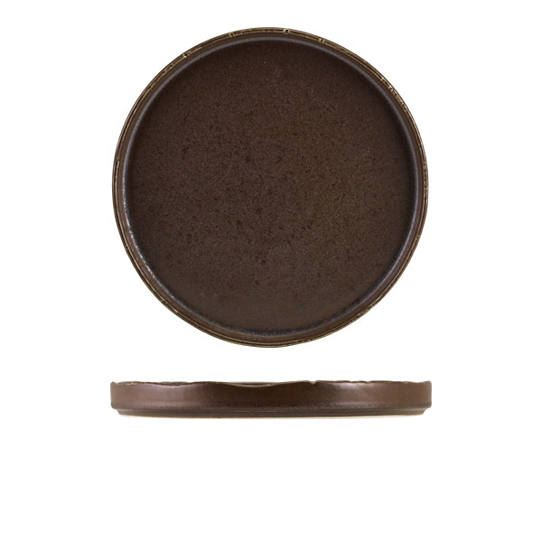 Roko Porcelain Cinder Black Presentation Plate 26cm