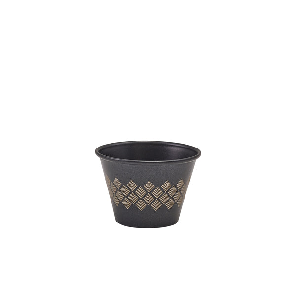 GenWare Metallic Black Diamond Ramekin 71ml/ 2.5oz