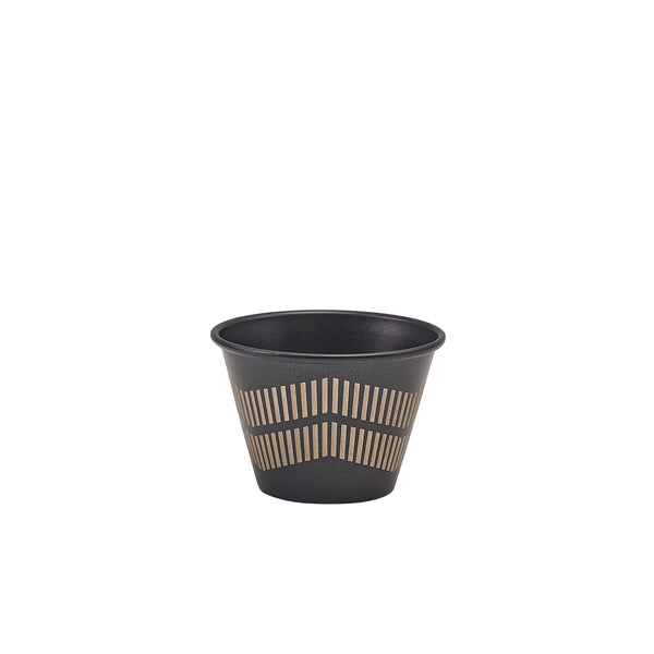 GenWare Metallic Black Lined Ramekin 71ml/ 2.5oz