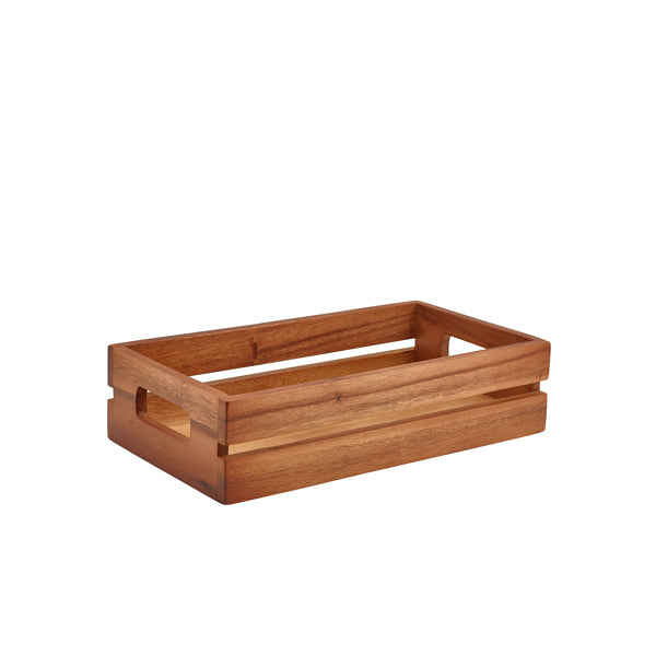 GenWare Acacia Wood Low Box/ Riser GN 1/2
