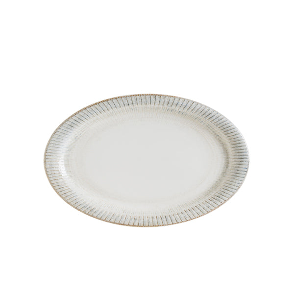 Galata Albus Oval Plate 32cm per case of 6