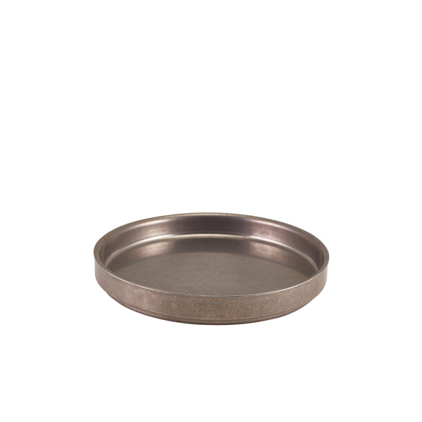 GenWare Vintage Steel Presentation Plate 18cm
