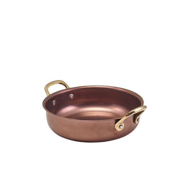 GenWare Copper Vintage Steel Round Dish 15.5 x 4cm