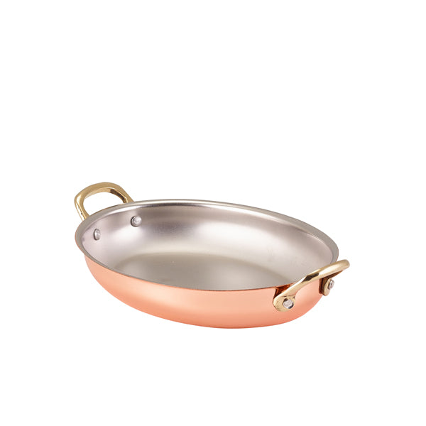GenWare Copper Plated Oval Dish 20.75 x 15.75cm